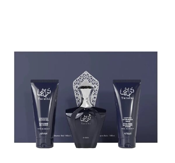 Afnan Turathi Blue - EdP 100 ml + 100 ml + 100 ml