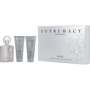 Afnan Supremacy Silver 100 ml + a/s balm 100 ml + душ гел 100 ml