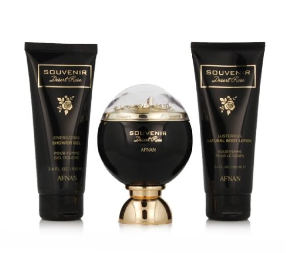 lBxAQ Afnan Souvenir Desert Rose - EdP 100 ml + лосион за тяло 100 ml + shg 100 ml